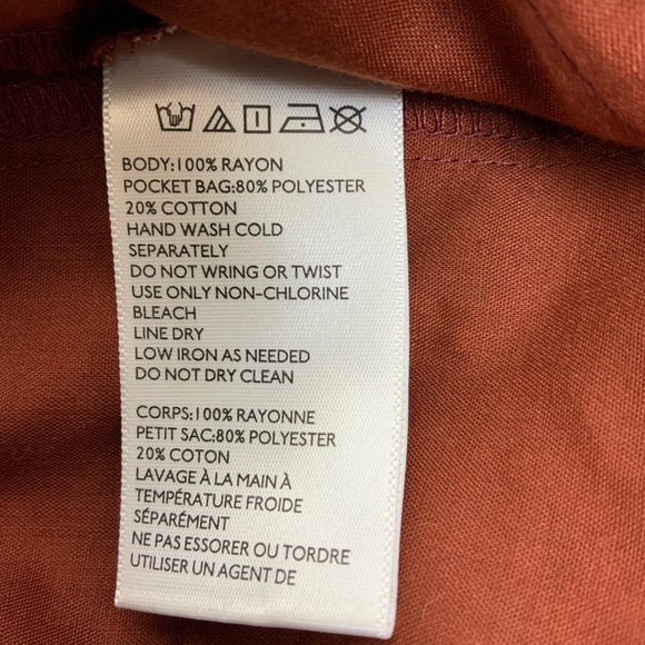 Urban Outfitters Red Uo Dara Pleated Trouser Pant - Picture 12 of 12